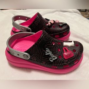 Barbie clog Crocs brand new never wore size 9 Personalize with Jibbitz Charms